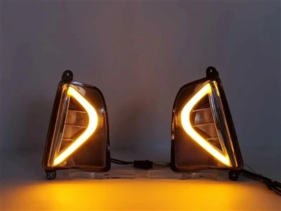 چراغ های LED، اصلاح شده قبل از چراغ های مه شکن و چراغ های راهنما